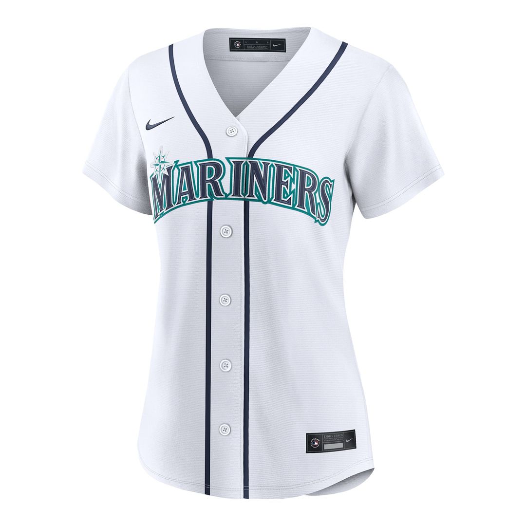 Luis Castillo Seattle Mariners Nike Women's Home Replica Jersey - White | MLB Fan Gear