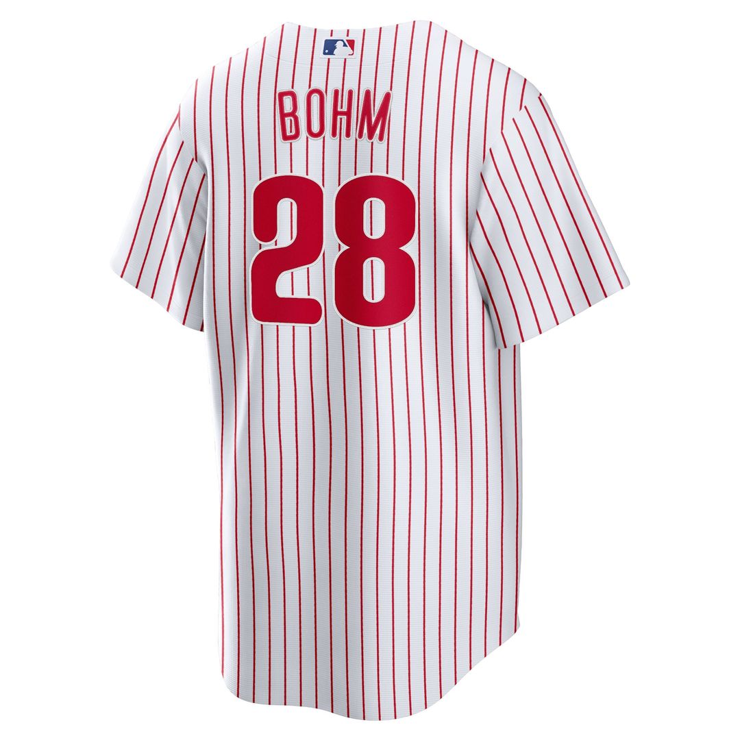Alec Bohm Philadelphia Phillies Nike Replica Player Jersey - White | MLB Fan Gear