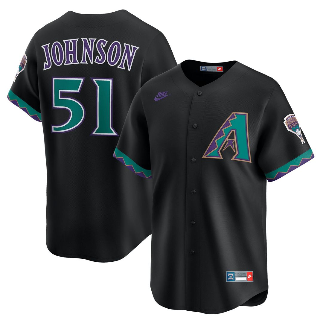 Randy Johnson Arizona Diamondbacks Nike Throwback Cooperstown Collection Limited Jersey - Cream | MLB Fan Gear
