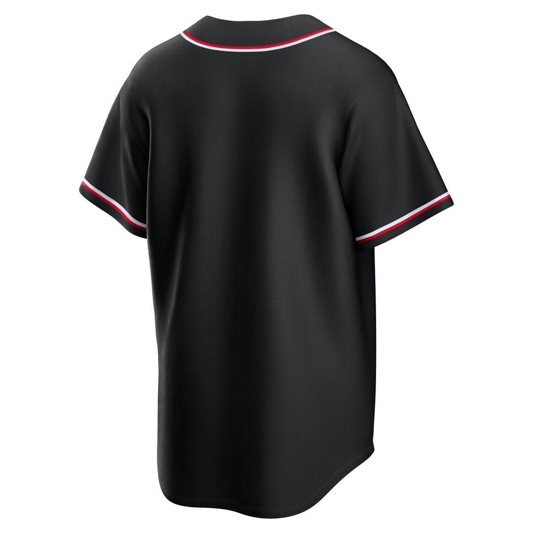 Cincinnati Reds Nike Fashion Replica Black Out Jersey | MLB Fan Gear