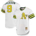 Reggie Jackson Athletics Mitchell & Ness 1972 Cooperstown Collection Authentic Jersey - White | MLB Fan Gear