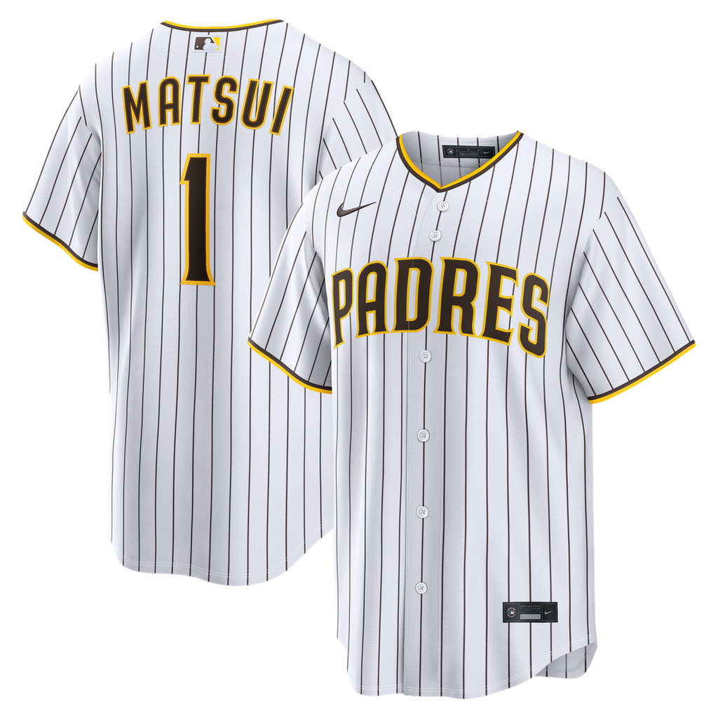 Yuki Matsui San Diego Padres Nike Home Replica Jersey - White | MLB Fan Gear