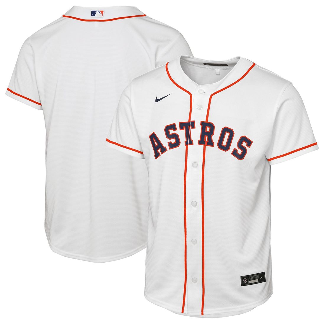 Houston Astros Nike Youth Home Replica Jersey - White | MLB Fan Gear