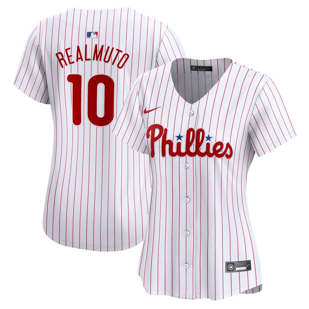 J.T. Realmuto Philadelphia Phillies Nike Women's Home Limited Player Jersey - White | MLB Fan Gear