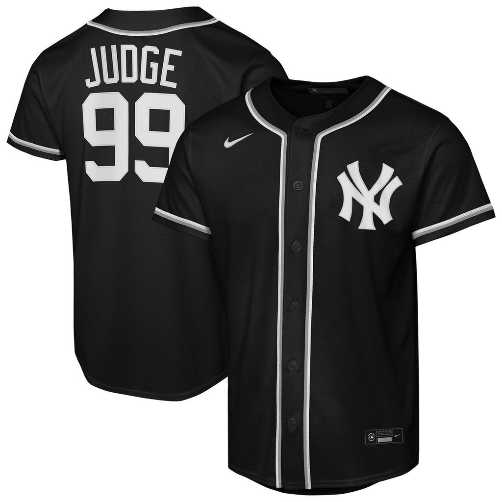 Aaron Judge New York Yankees Nike Youth Fashion Replica Player Jersey - Black | MLB Fan Gear