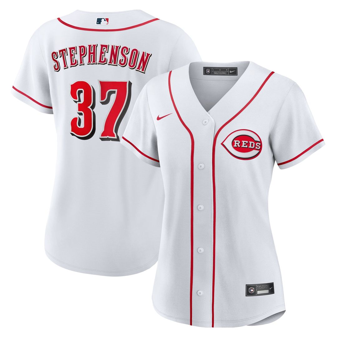 Tyler Stephenson Cincinnati Reds Nike Women's Home Replica Jersey - White | MLB Fan Gear