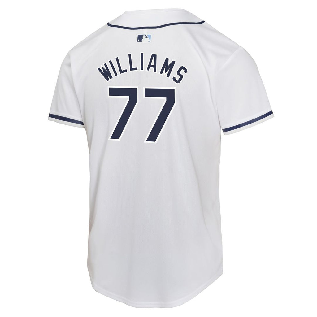 Carson Williams Tampa Bay Rays Nike Youth Home Player Game Jersey - White | MLB Fan Gear