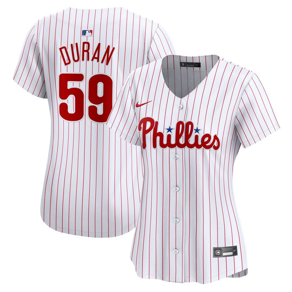 Jhoan Duran Philadelphia Phillies Nike Women's Home Limited Player Jersey - White | MLB Fan Gear