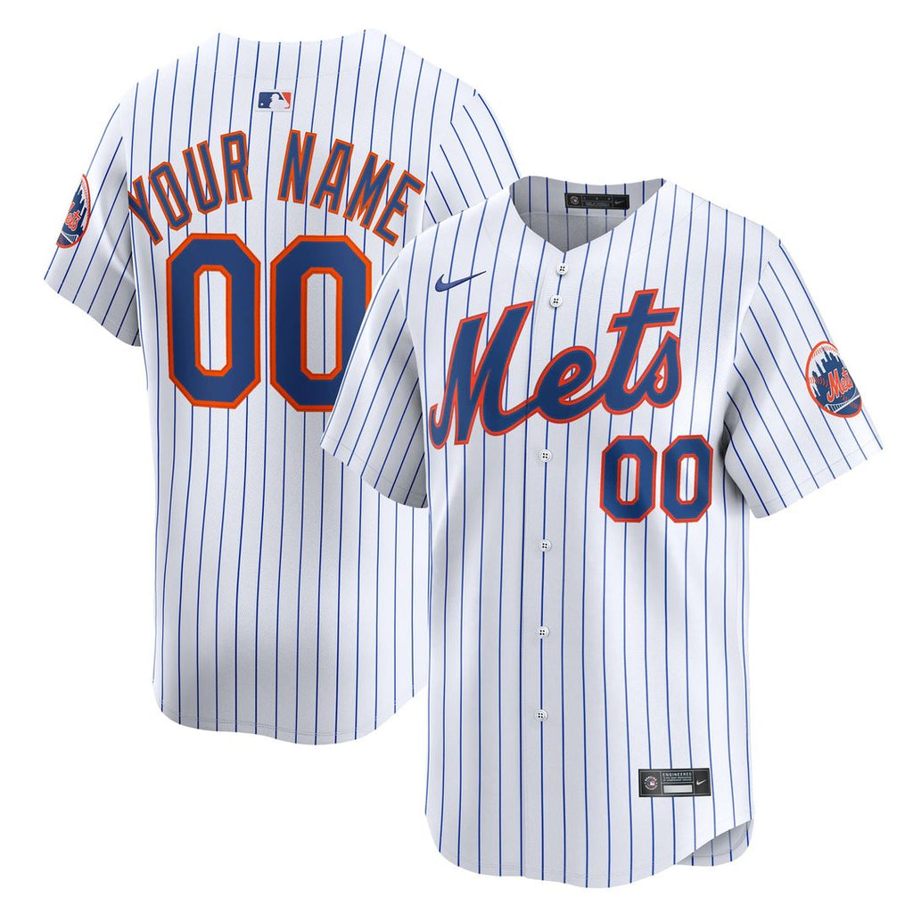 New York Mets Nike Home Limited Custom Jersey - White | MLB Fan Gear