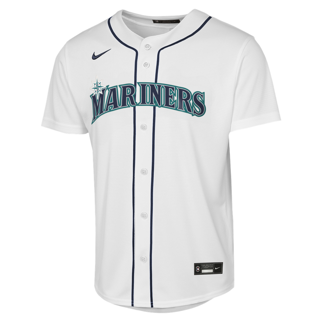 Josh Naylor Seattle Mariners Nike Youth Home Baseline Jersey - White | MLB Fan Gear