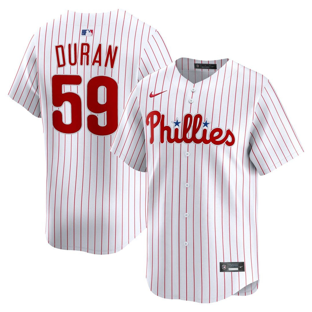 Jhoan Duran Philadelphia Phillies Nike Home Limited Player Jersey - White | MLB Fan Gear
