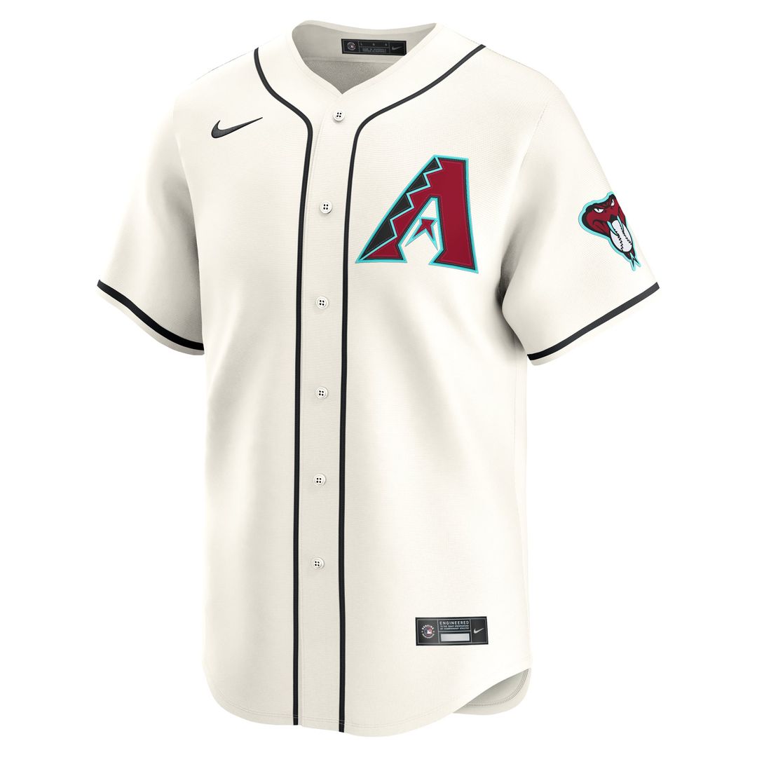 Arizona Diamondbacks Nike Home Limited Custom Jersey - Cream | MLB Fan Gear