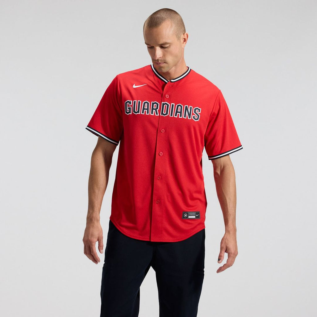 Cleveland Guardians Nike Alternate 2 Replica Jersey - Red | MLB Fan Gear