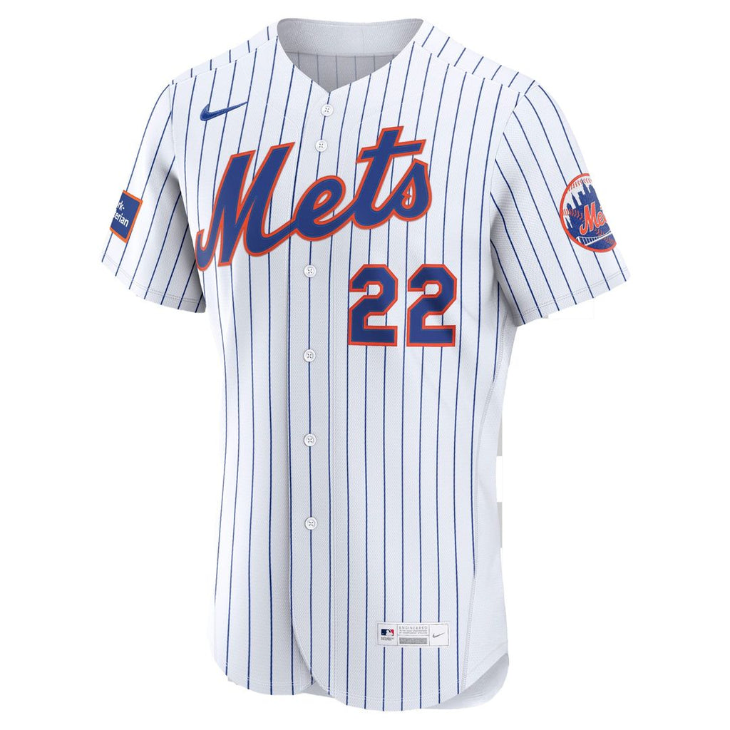 Juan Soto New York Mets Nike Home Authentic Sponsor Patch Jersey - White | MLB Fan Gear