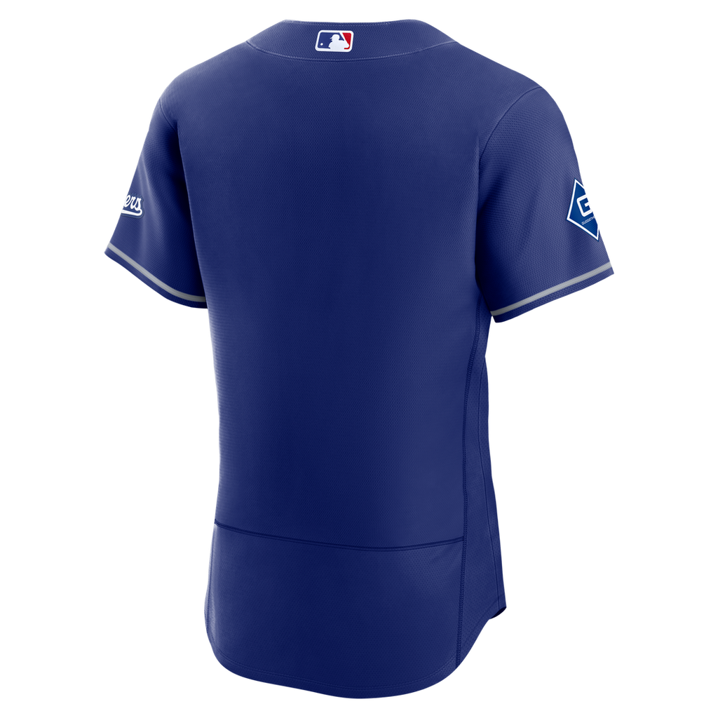 Los Angeles Dodgers Nike Home Sponsor Patch Authentic Jersey - White | MLB Fan Gear