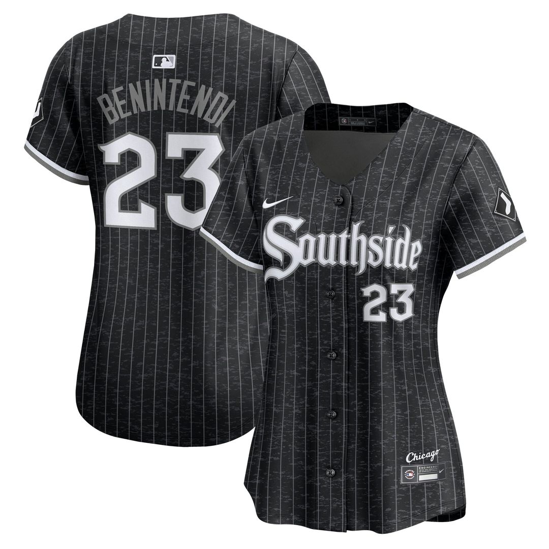 Andrew Benintendi Chicago White Sox Nike Women's City Connect Limited Jersey - Black | MLB Fan Gear