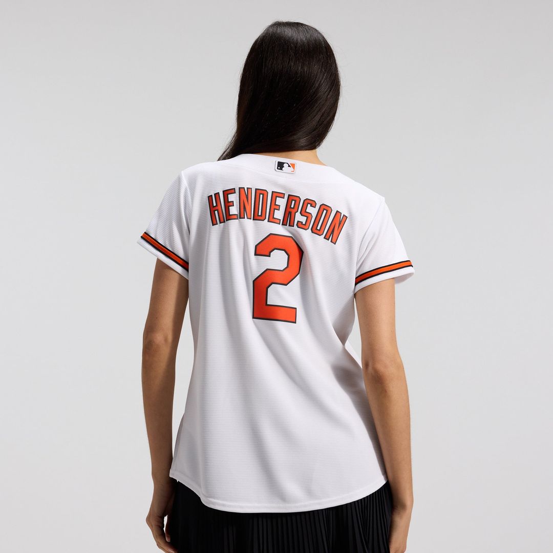 Gunnar Henderson Baltimore Orioles Nike Women's Replica Player Jersey - White | MLB Fan Gear