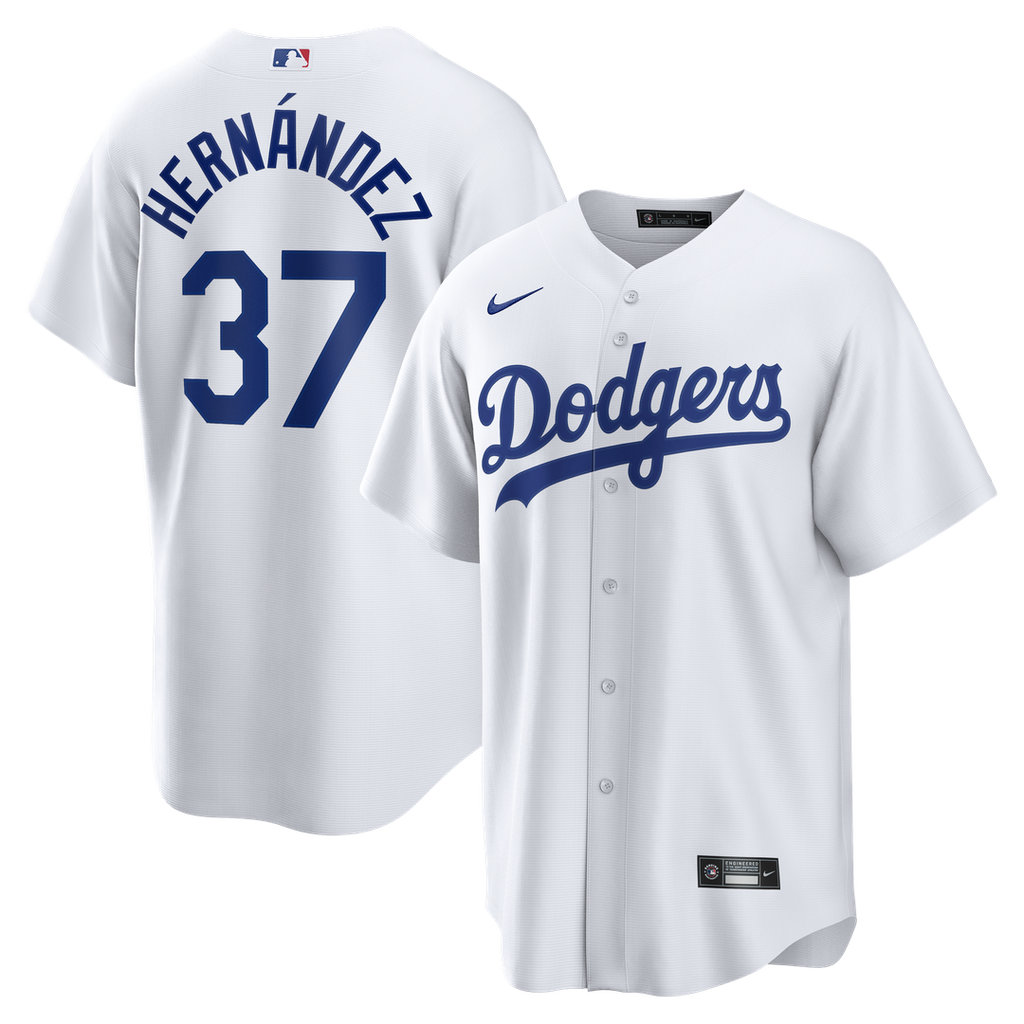 Teoscar Hernández Los Angeles Dodgers Nike Home Replica Jersey - White | MLB Fan Gear