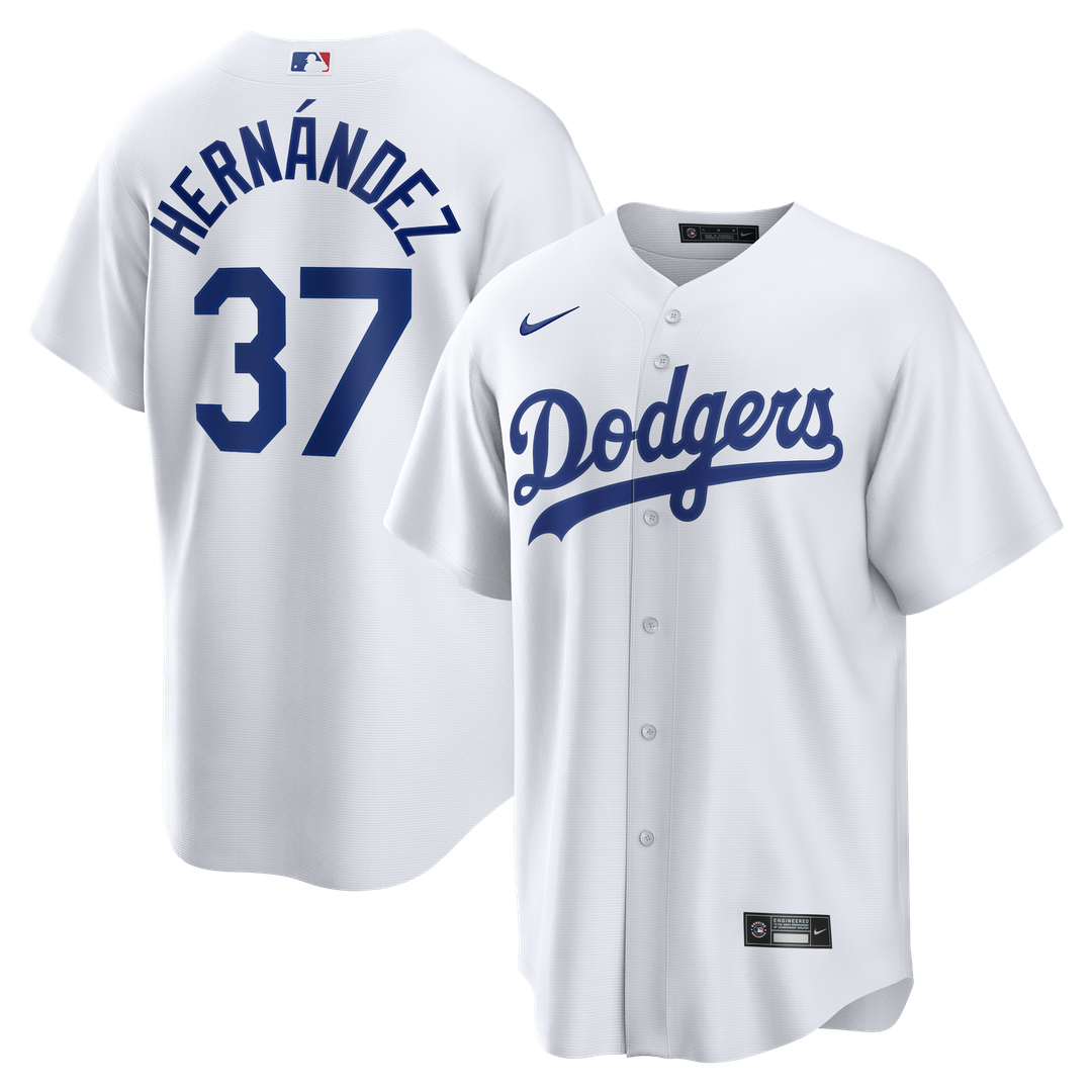 Teoscar Hernández Los Angeles Dodgers Nike Home Replica Jersey - White | MLB Fan Gear