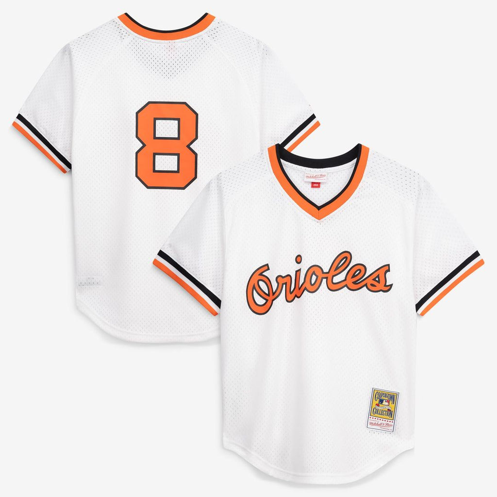 Cal Ripken Jr. Baltimore Orioles Mitchell & Ness Authentic Batting Practice Jersey - White | MLB Fan Gear