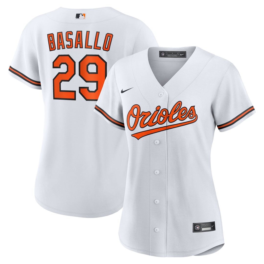 Samuel Basallo Baltimore Orioles Nike Women's Replica Player Jersey - White | MLB Fan Gear