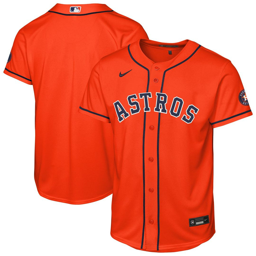 Houston Astros Nike Youth Alternate Stadium Jersey - Orange | MLB Fan Gear