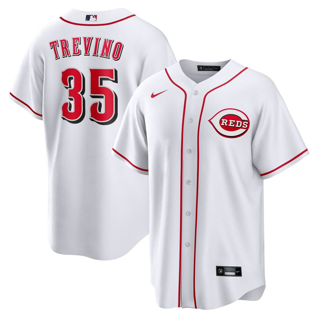 Jose Trevino Cincinnati Reds Nike Home Replica Jersey - White | MLB Fan Gear
