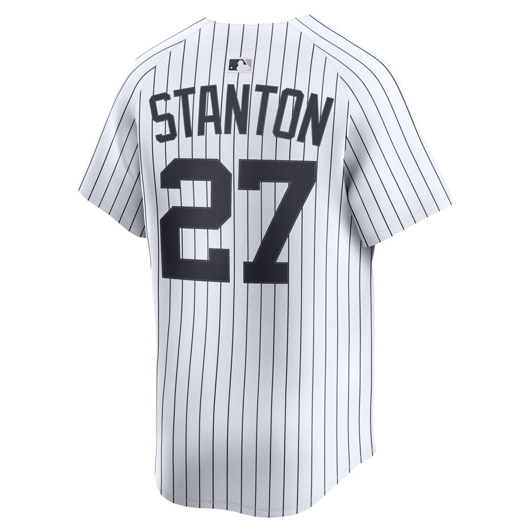 Giancarlo Stanton New York Yankees Nike Home Limited Player Jersey - White | MLB Fan Gear