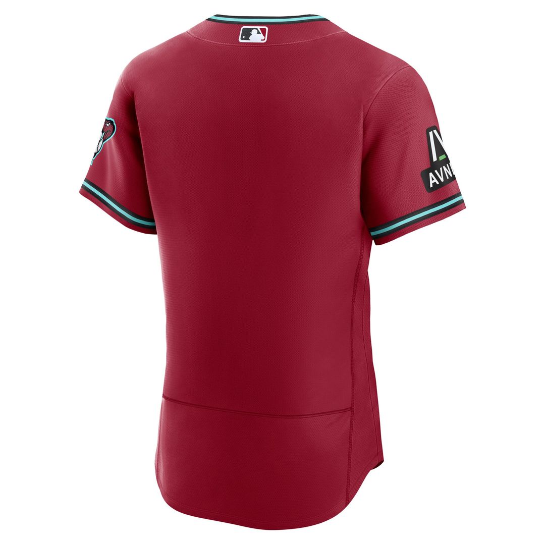 Arizona Diamondbacks Nike Alternate 2 Authentic Jersey - Crimson | MLB Fan Gear