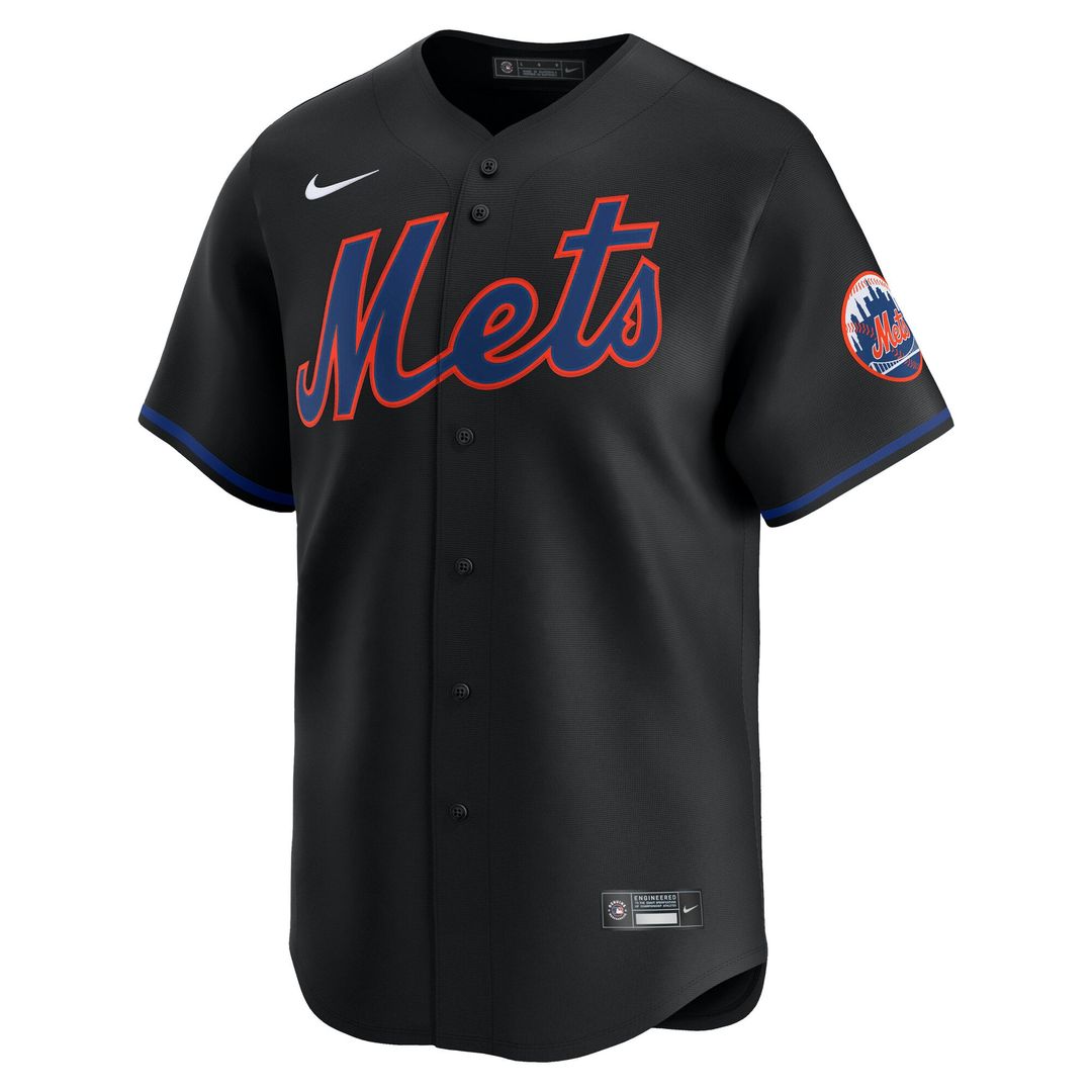 New York Mets Nike Alternate Limited Jersey - Black | MLB Fan Gear