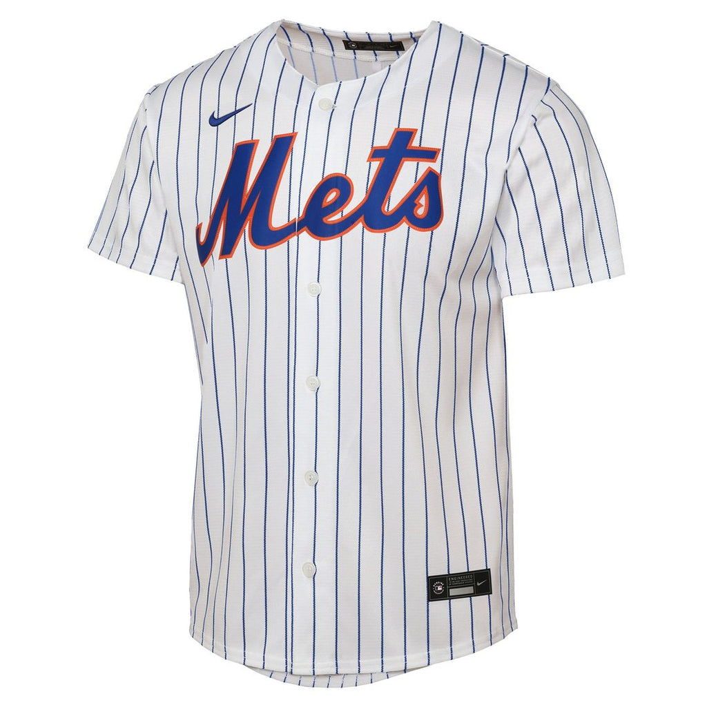 Francisco Lindor New York Mets Nike Youth Home Replica Player Jersey - White | MLB Fan Gear