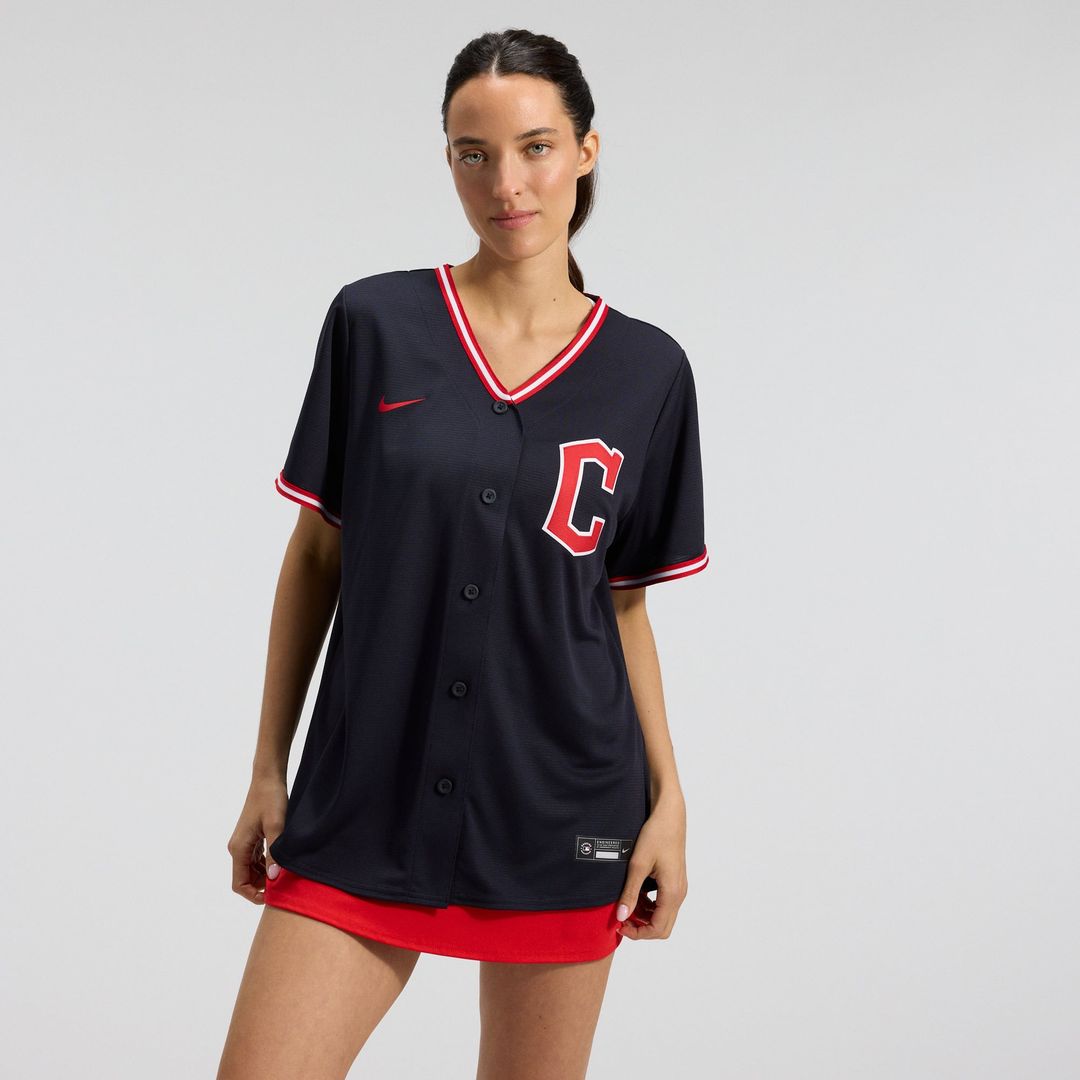 Cleveland Guardians Nike Women's Alternate Replica Jersey - Navy | MLB Fan Gear