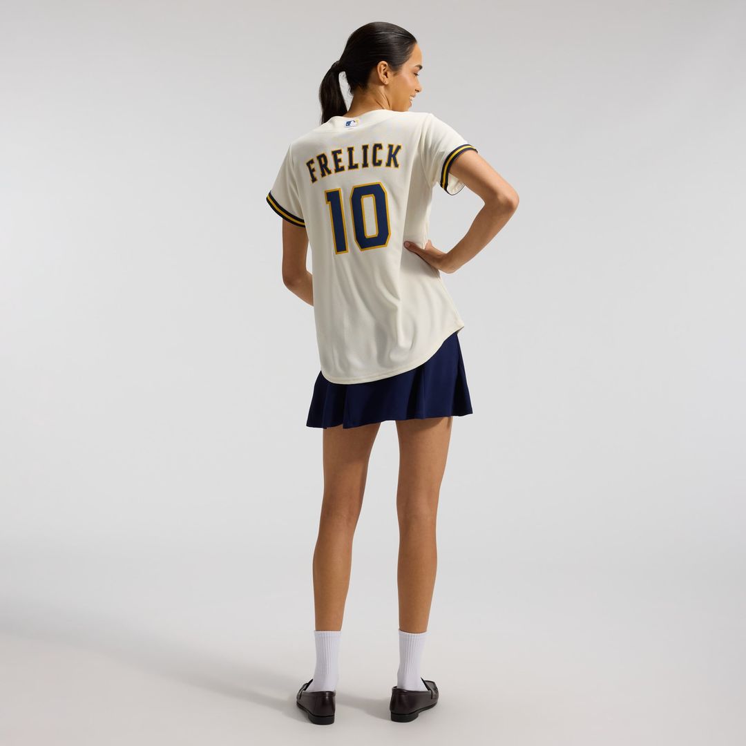Sal Frelick Milwaukee Brewers Nike Women's Home Replica Jersey - Cream | MLB Fan Gear