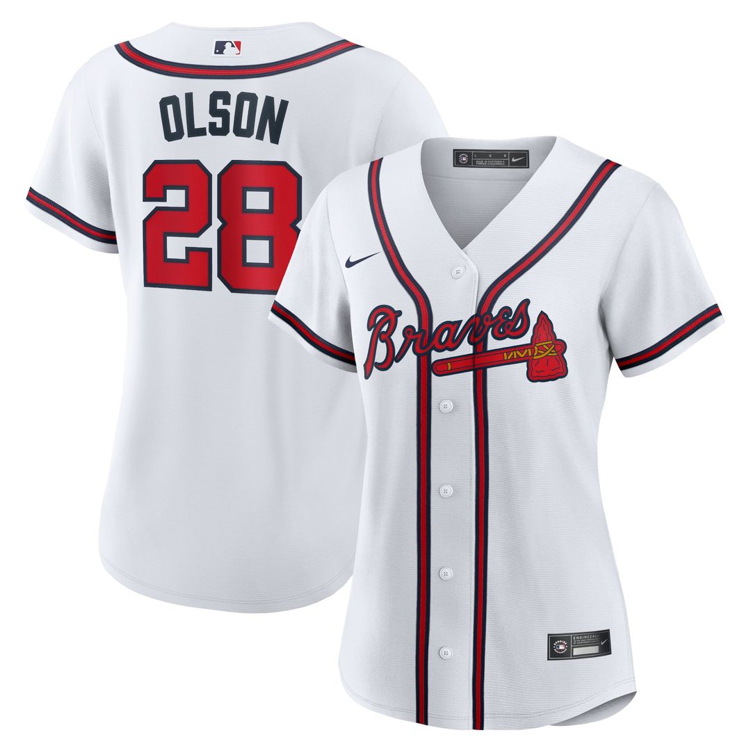 Matt Olson Atlanta Braves Nike Women's Home Replica Player Jersey - White | MLB Fan Gear