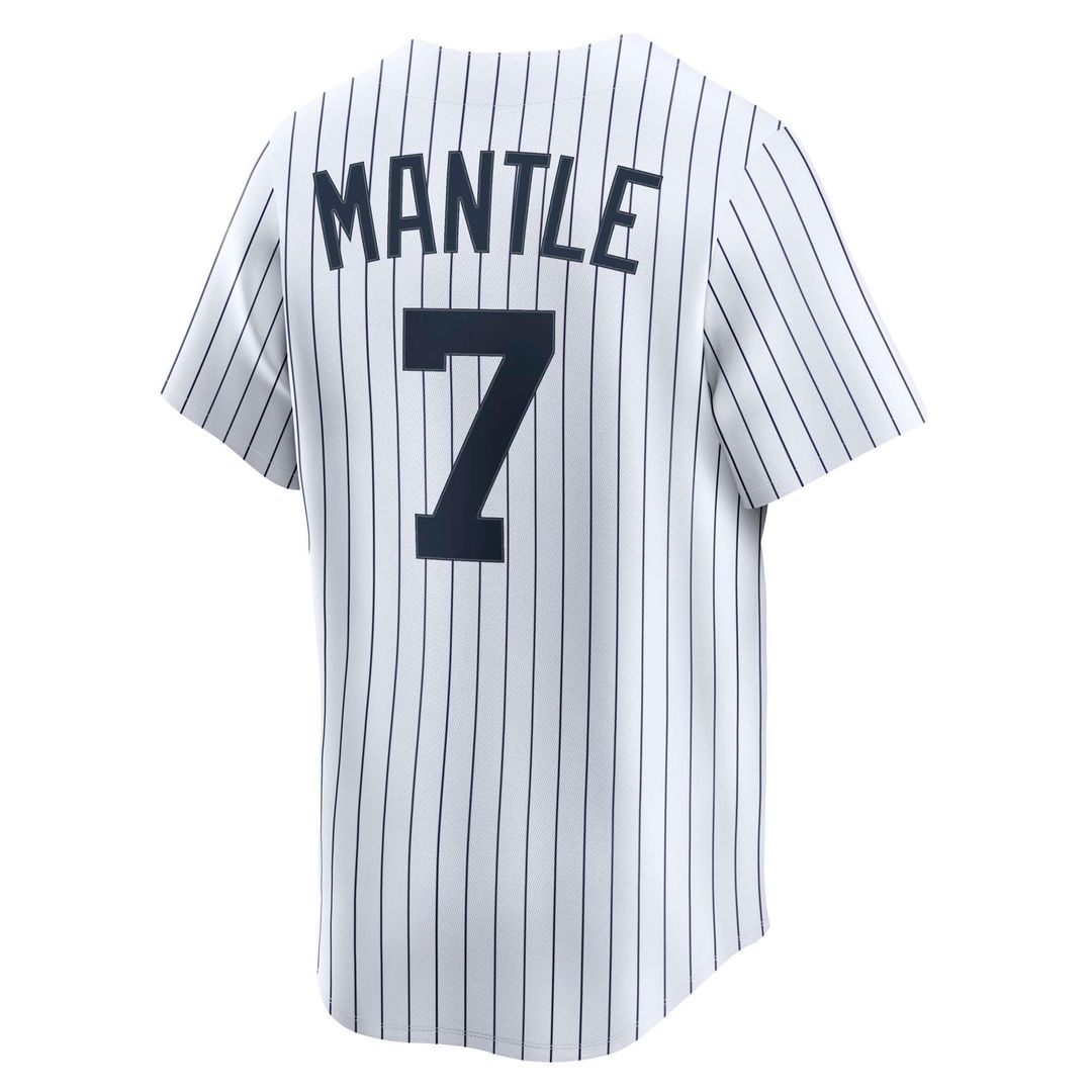 Mickey Mantle New York Yankees Nike Throwback Cooperstown Collection Limited Jersey - White | MLB Fan Gear