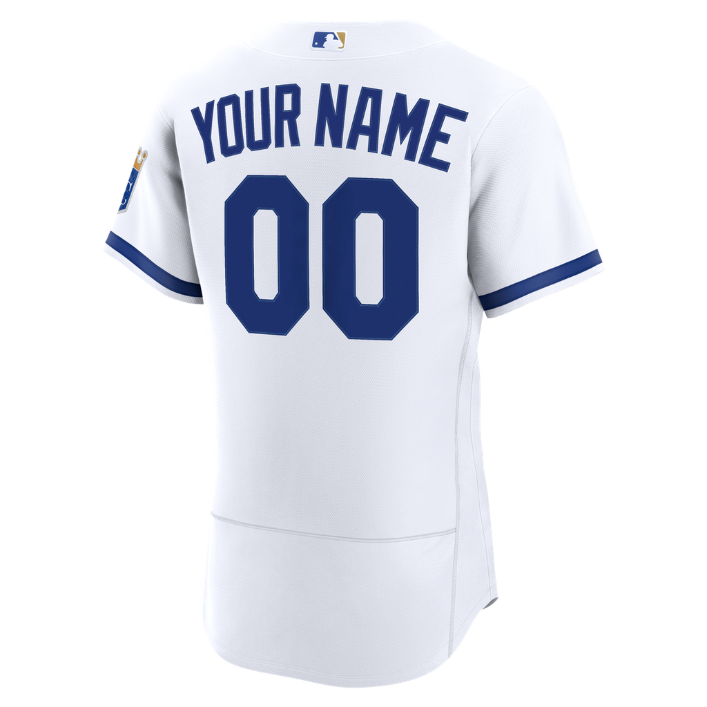 Kansas City Royals Nike Home Authentic Custom Jersey - White | MLB Fan Gear