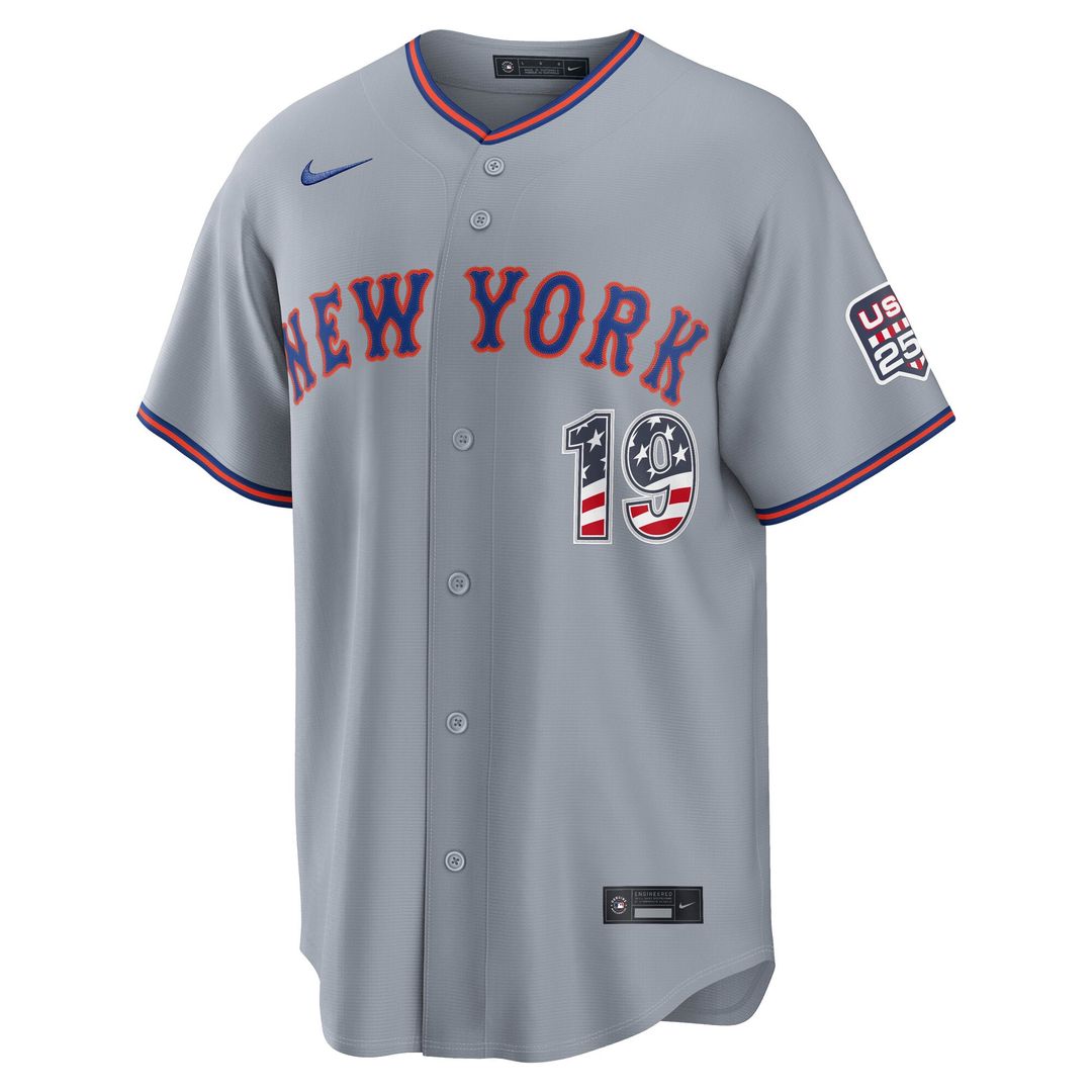 Bo Bichette New York Mets Nike USA 250 Fourth of July Road Stadium Jersey - Gray | MLB Fan Gear