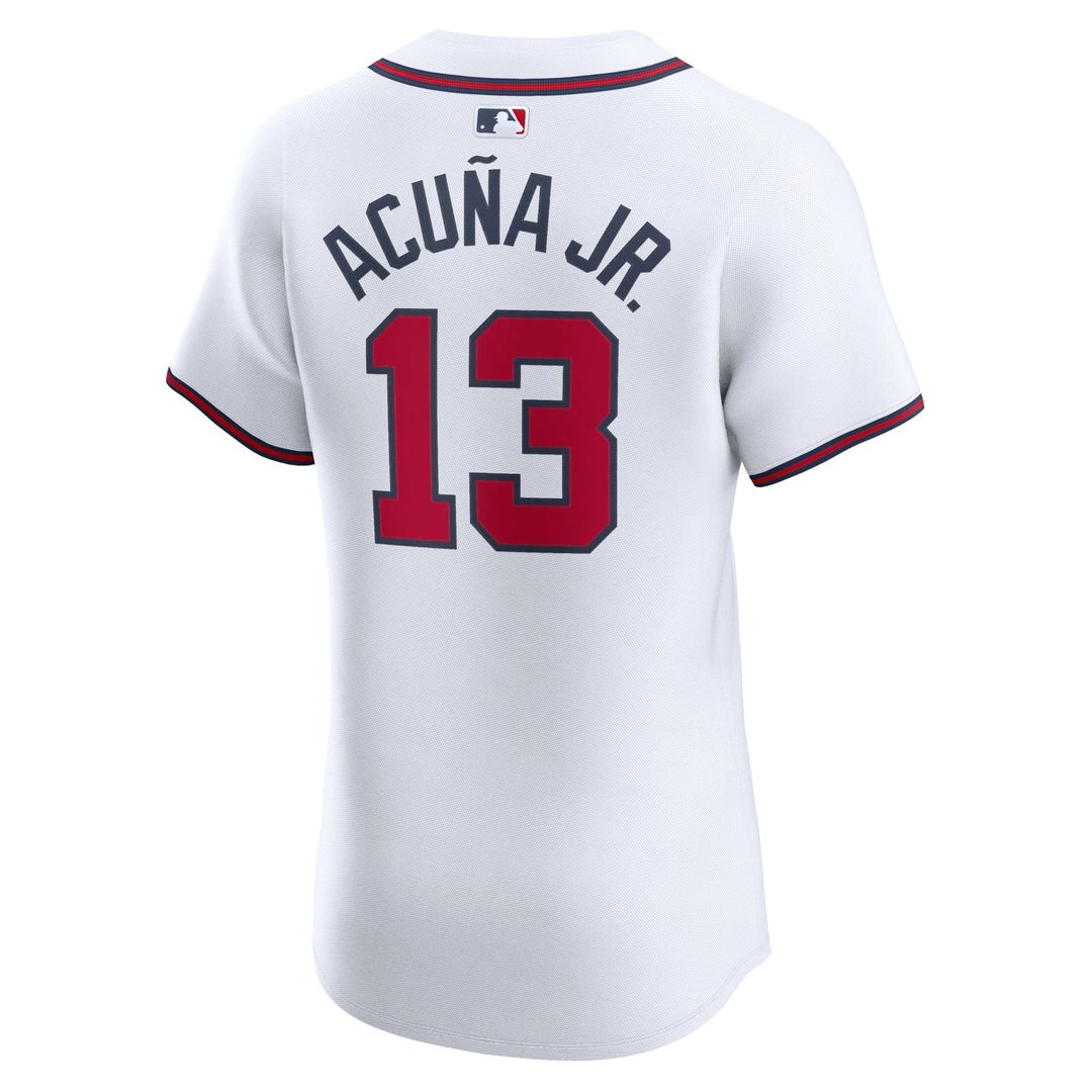 Ronald Acuña Jr. Atlanta Braves Nike Home Elite Jersey - White | MLB Fan Gear