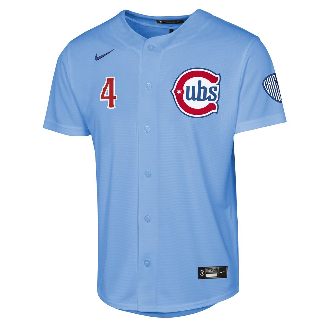 Pete Crow-Armstrong Chicago Cubs Nike Youth Alternate 2 Stadium Jersey - Light Blue | MLB Fan Gear
