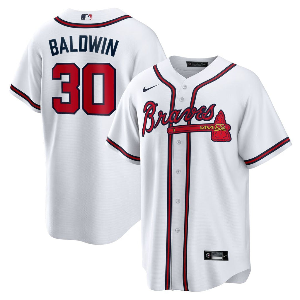 Drake Baldwin Atlanta Braves Nike Home Replica Jersey - White | MLB Fan Gear