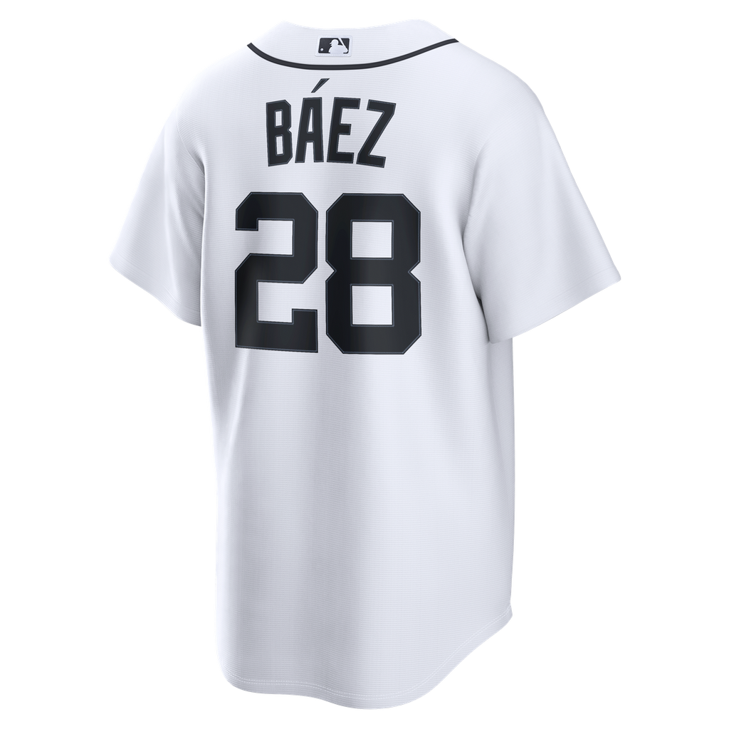 Javier Báez Detroit Tigers Nike Home Replica Jersey - White | MLB Fan Gear