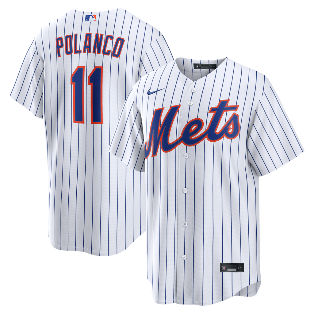 Jorge Polanco New York Mets Nike Home Replica Jersey - White | MLB Fan Gear