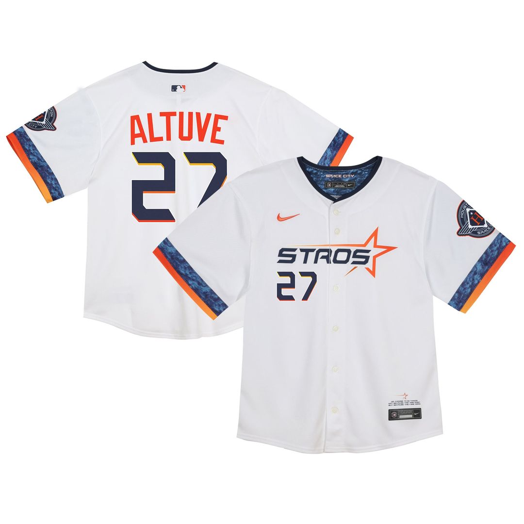 Jose Altuve Houston Astros Nike Toddler City Connect 2025 Limited Jersey - White | MLB Fan Gear