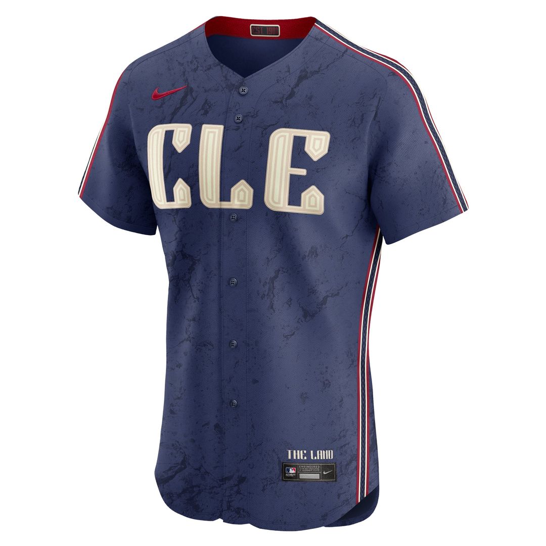 Cleveland Guardians Nike City Connect Elite Jersey - Navy | MLB Fan Gear