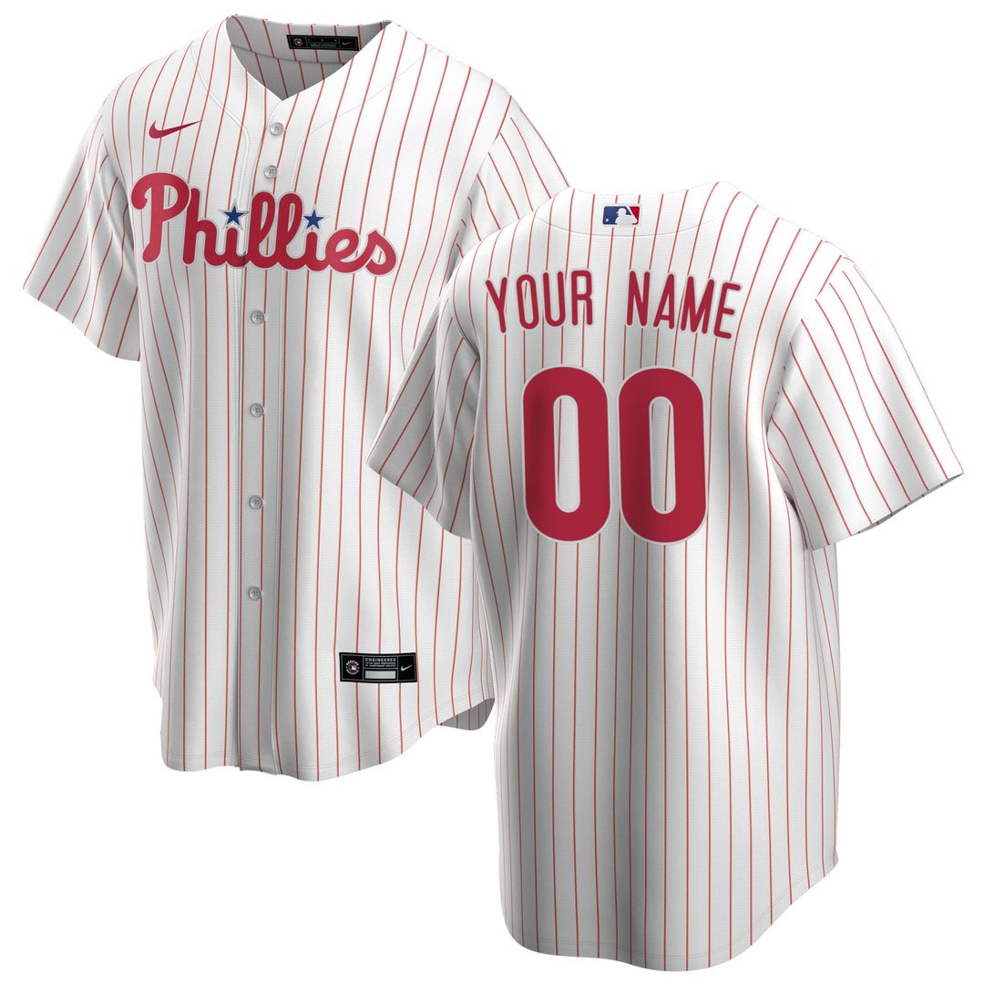 Philadelphia Phillies Nike Home Replica Custom Jersey - White | MLB Fan Gear
