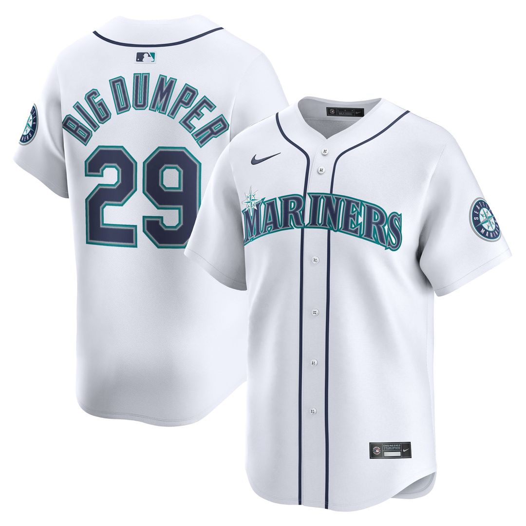Cal Raleigh Seattle Mariners Nike Home Limited Player Jersey - White | MLB Fan Gear