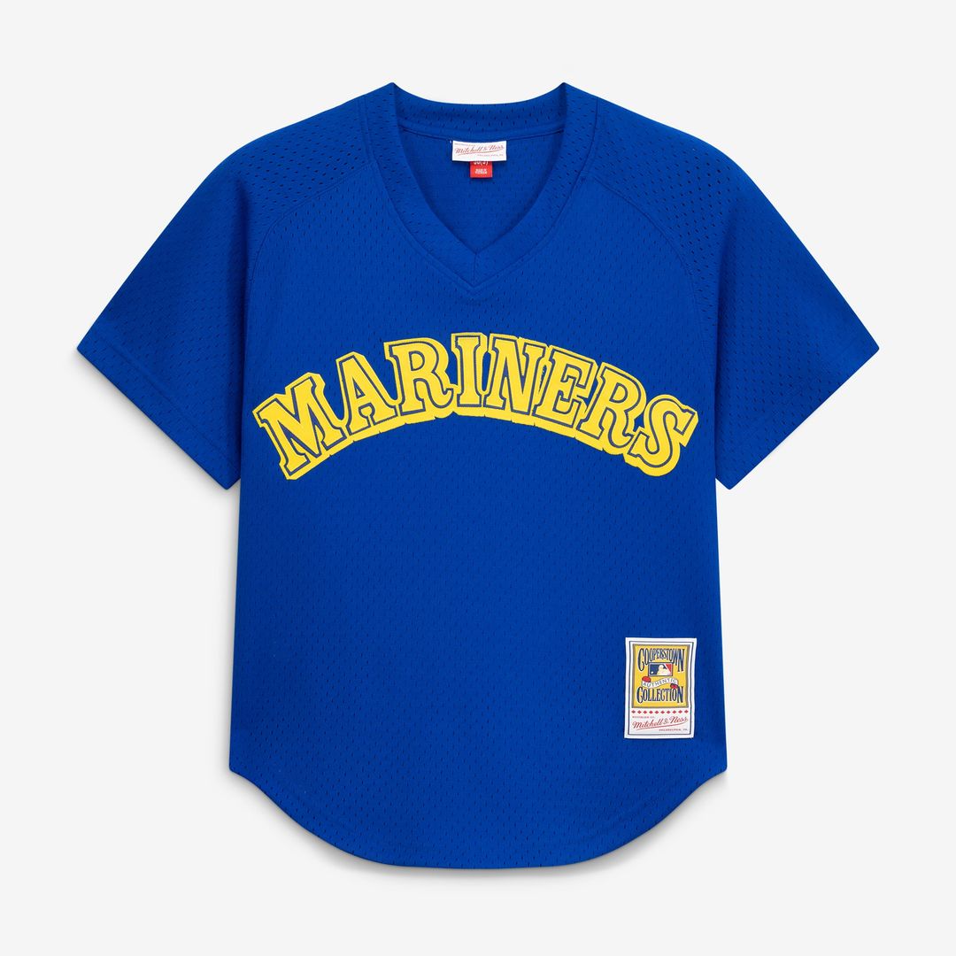 Ken Griffey Jr. Seattle Mariners Mitchell & Ness Authentic Batting Practice Jersey - Royal | MLB Fan Gear