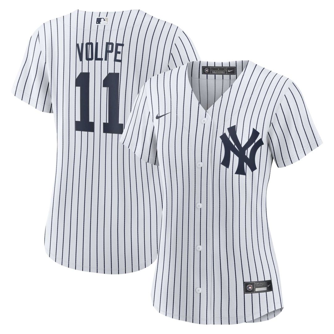 Anthony Volpe New York Yankees Nike Women's Home Replica Player Jersey - White | MLB Fan Gear