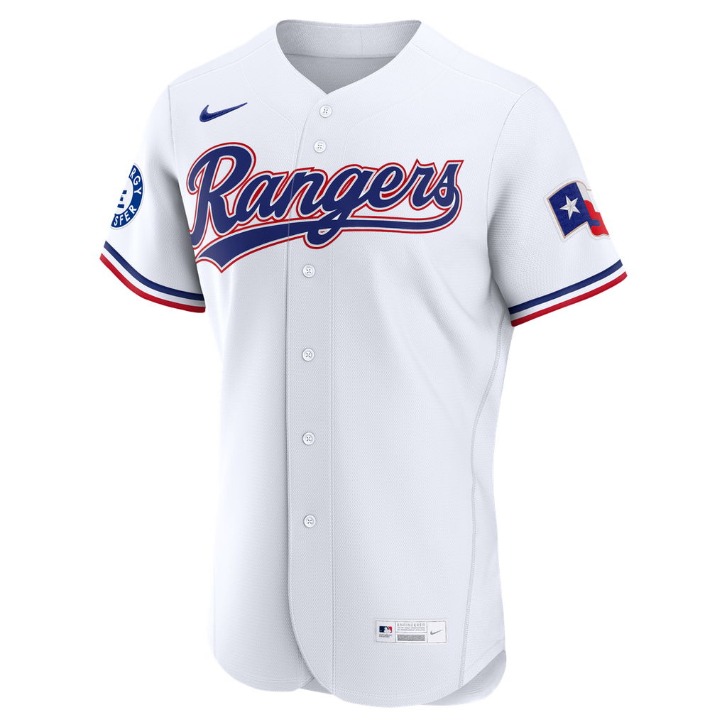 Corey Seager Texas Rangers Nike Home Authentic Sponsor Patch Jersey - White | MLB Fan Gear