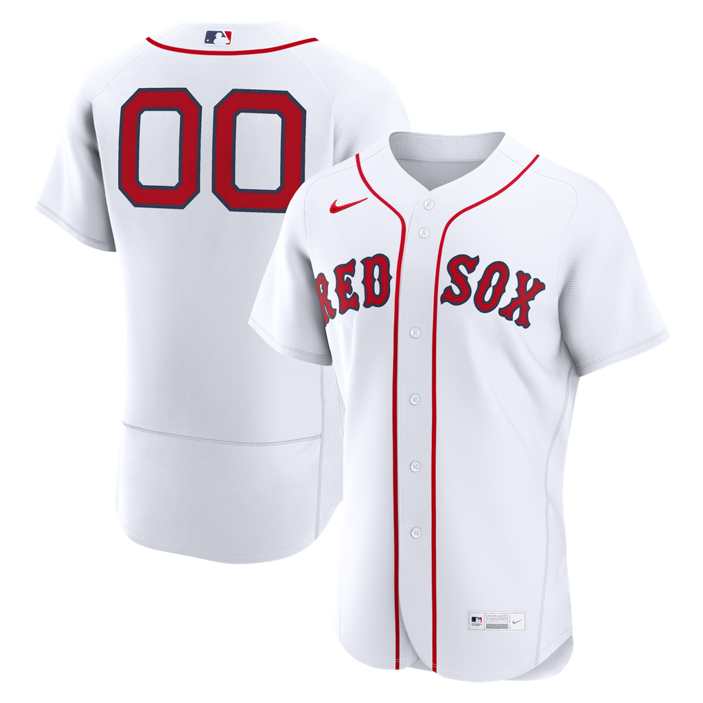 Boston Red Sox Nike Home Authentic Custom Jersey - White | MLB Fan Gear